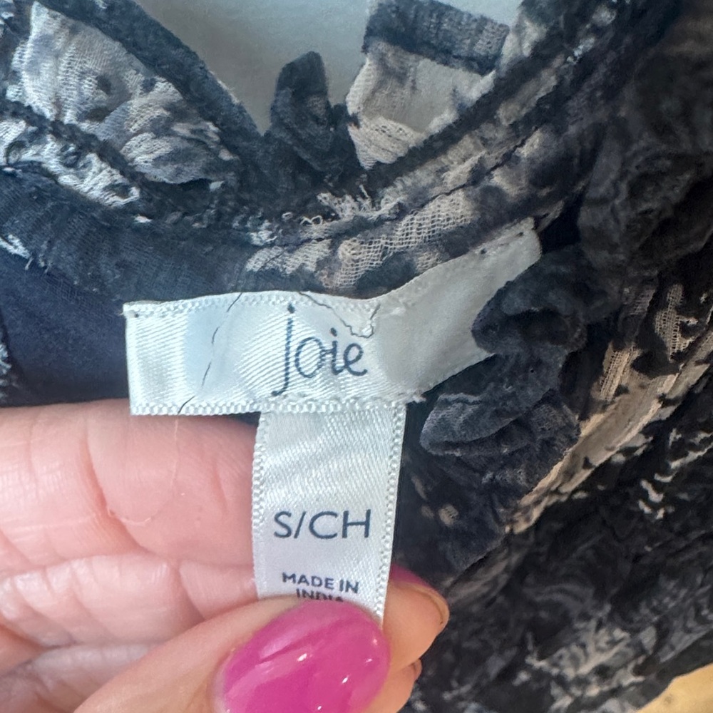 Joie Women's Baltic Print Thelen Chiffon Mini Dress Size Small - Picture 3 of 5